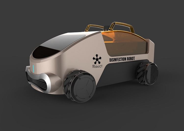 portable disinfection robot